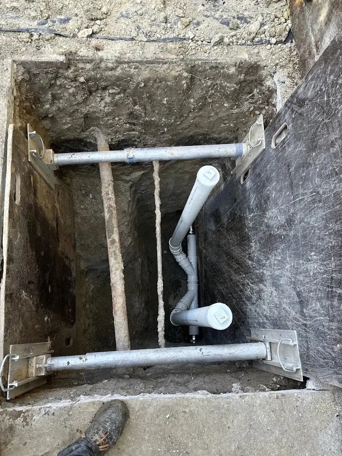 Experienced plumber completing Gas Line Repair work in Cecil